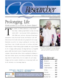 CQR Prolonging Life
