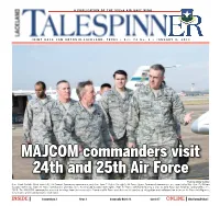 MAJCOM Commanders Visit 24Th and 25Th Air Force
