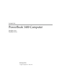 Powerbook 1400 Computer
