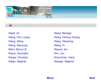 W Walid, Ali Wand, Michael Wang, Chin−Liang Wang, Chrong
