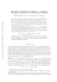 Arxiv:1911.04811V3 [Math.FA] 20 Nov 2020 Hswr a Upre Ytentoa Cec Ete Pola Centre, Science National the by Supported Was Work This Pressure