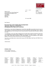 Bracknell Town Centre Outline Planning Application Application Reference: 04/01129/OUT Development Plan Policies Pe1i and Pe1ii