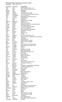 CASLA 2014 Registered Attendee Lists May 8