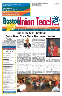 June, 2011 End of the Year Check-In: Some Good News, Some Bad, Some Promise by Richard Stutman Professional Devel- Area
