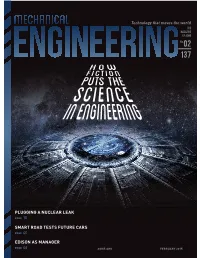 Mechanical Engineering Magazine Advisory Board Doranb@Asme.Org Robert E