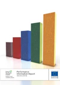Performance Information Report 2002-03 to 2007-08 Invest Northern Ireland Performance Information Report 2002-03 to 2007-08