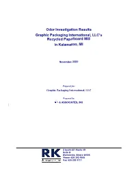 RKA Odor Investigation Report