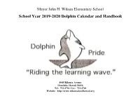 2019-2020 Handbook
