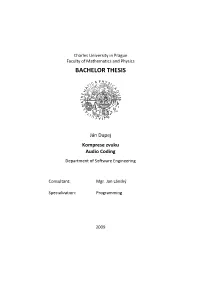 Bachelor Thesis