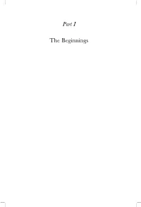 Part I the Beginnings