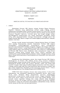 Penjelasan Perda RDTR Dan PZ