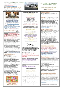 St. Cadoc's R.C. Church Weekly Bulletin