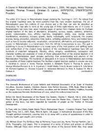A Course in Materialization Volume One, Volume 1, 2009, 740 Pages, Henry Thomas Hamblin, Thomas Troward, Christian D. Larson, 09