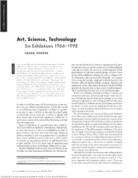 Art, Science, Technology Relation- the Users and Spectators