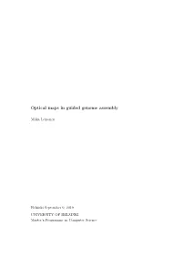 Optical Maps in Guided Genome Assembly