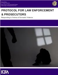 Protocol for Law Enforcement & Prosecutors