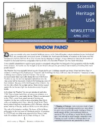 April 2021 Newsletter