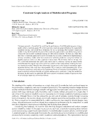 Constraint Graph Analysis of Multithreaded Programs