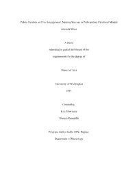 Public Curation As Civic Engagement: Naming Success in Participatory Curatorial Models