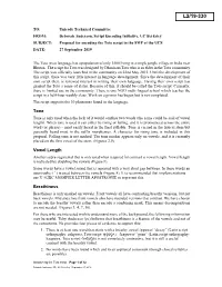 Toto Script in the SMP of the UCS DATE: 27 September 2019