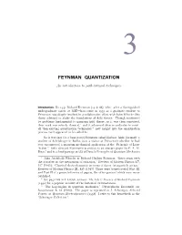 Feynman Quantization