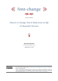 P Font-Change Q UV 3