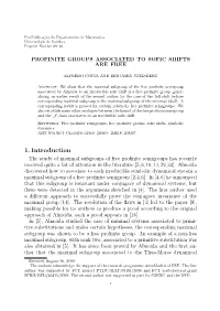 1. Introduction the Study of Maximal Subgroups of Free Proﬁnite Semigroups Has Recently Received Quite a Bit of Attention in the Literature [5,6,10,14,29,33]