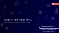 Chaos in Innovation and Ai