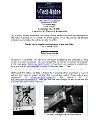 September 3, 2002 Tech-Note #107 HTML Edition Established May 18, 1997 Underwritten By: Bloomfield & Associates
