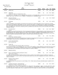 07/31/2017 Daily Program Listing II 06/14/2017 Page 1 of 123