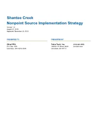 Shantee Creek Nonpoint Source Implementation Strategy Version 1.0 August 27, 2018 Approved: November 20, 2018