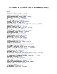 Bibliography of the Books for the 2014 “Blind Date with a Book” Program