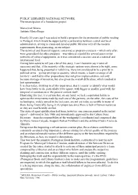 National Public Libraries Network