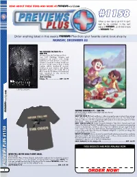 PREVIEWS Plus!