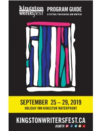 Program Guide a Festival for Readers and Writers