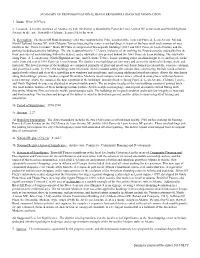 Summary of Proposed National Register/Georgia Register Nomination