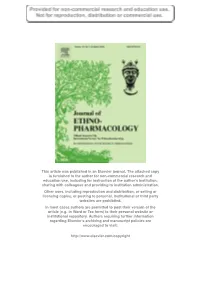 This Article Was Published in an Elsevier Journal. the Attached Copy