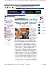 Liberiantimes.Com - Liberia: Dr