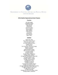 2014 Cityarts Program Grant