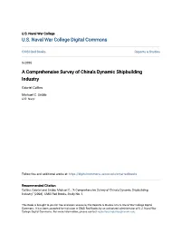 A Comprehensive Survey of China's Dynamic Shipbuilding Industry