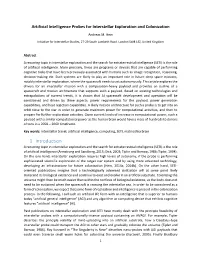 Artificial Intelligence Probes for Interstellar Exploration and Colonization