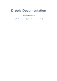 Drools Documentation