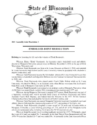 Enrolled Joint Resolution