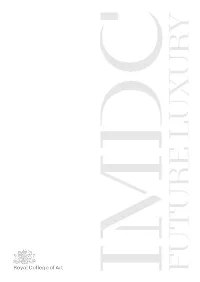 IMDC Future Luxury Report 11 INTRODUCTION of the RESEARCH