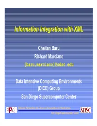 Information Integration with XML
