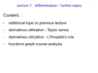Lecture 1: Basic Terms and Rules in Mathematics