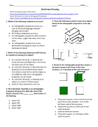 Multiview Drawing