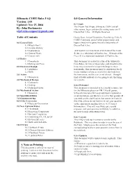Silhouette CORE Rules FAQ Version: 1.04 Updated: Nov 25, 2004 By: John Buckmaster (Dp9.Rules.Support@Gmail.Com) Table of Content