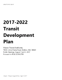 2017-2022 Transit Development Plan