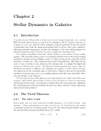 Chapter 2 Stellar Dynamics in Galaxies